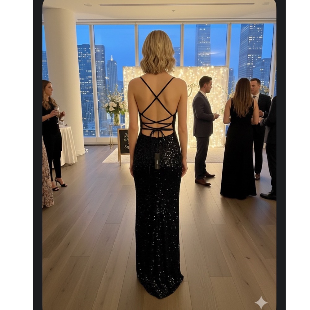Fashion Nova Sequined Gown